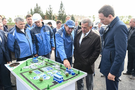 My project | Президент Татарстана оценил ход реконструкции очистных сооружений в Альметьевске